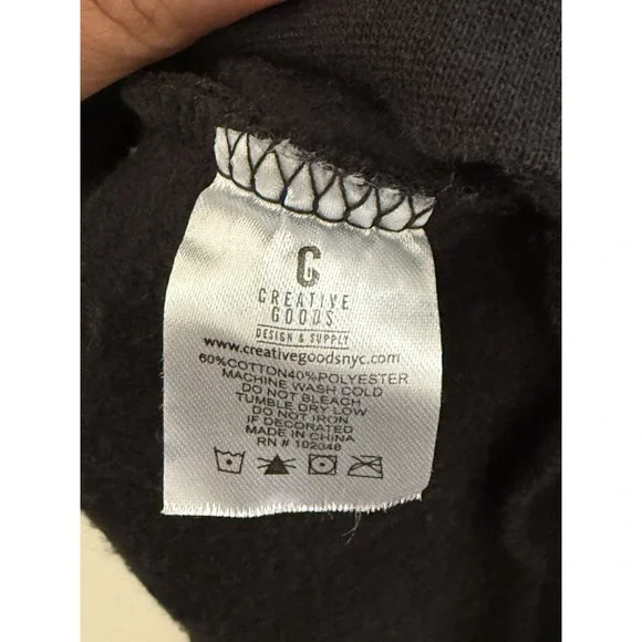 Hamilton Creative Goods Black Broadway Musical Sweater Hoodie Size XL Adult - Picture 5 of 6